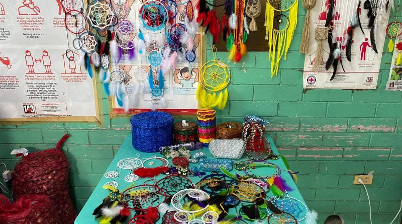 Some of the handicraft products of the NVPJ’s female PDLs.