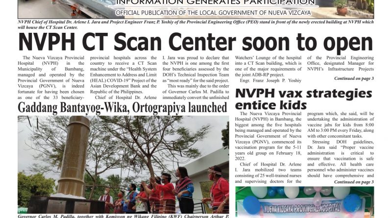 2022 February issue of the PGNV's Vizcaya Reporter