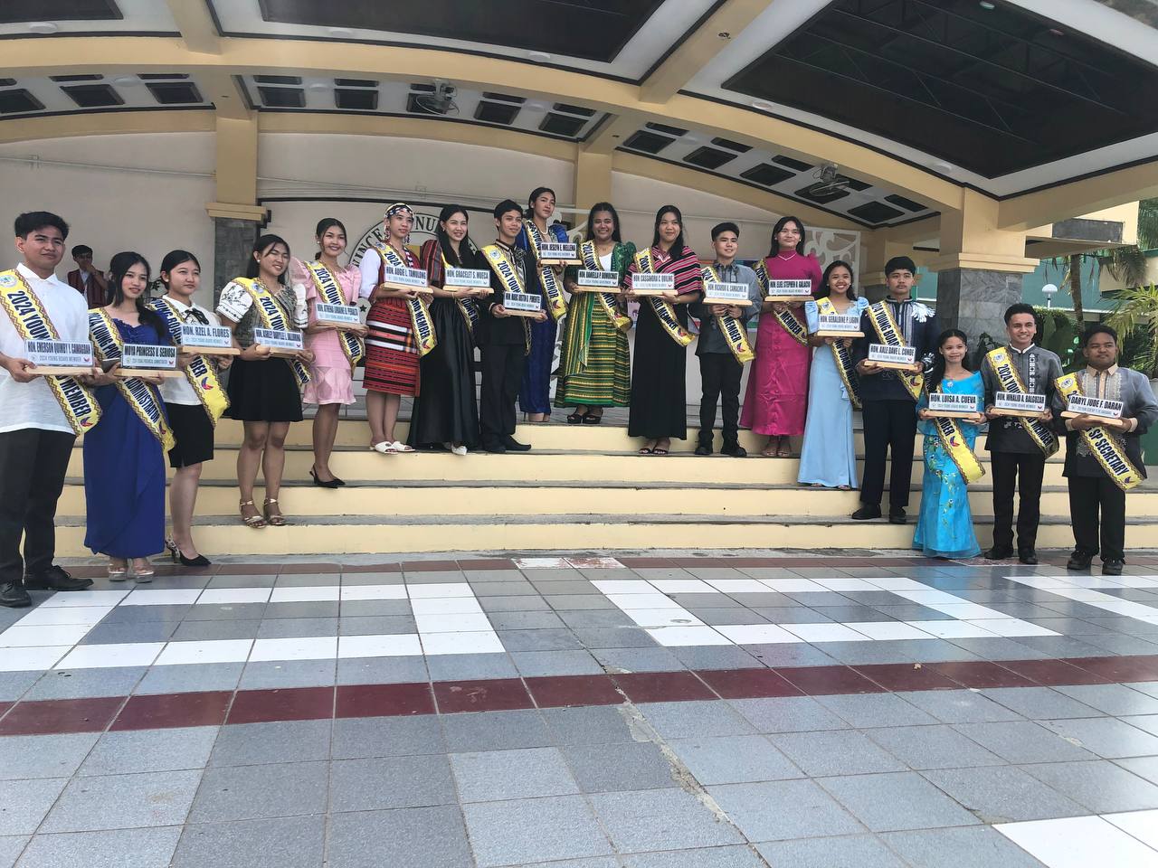 Young Officials Introduced at Flag Raising