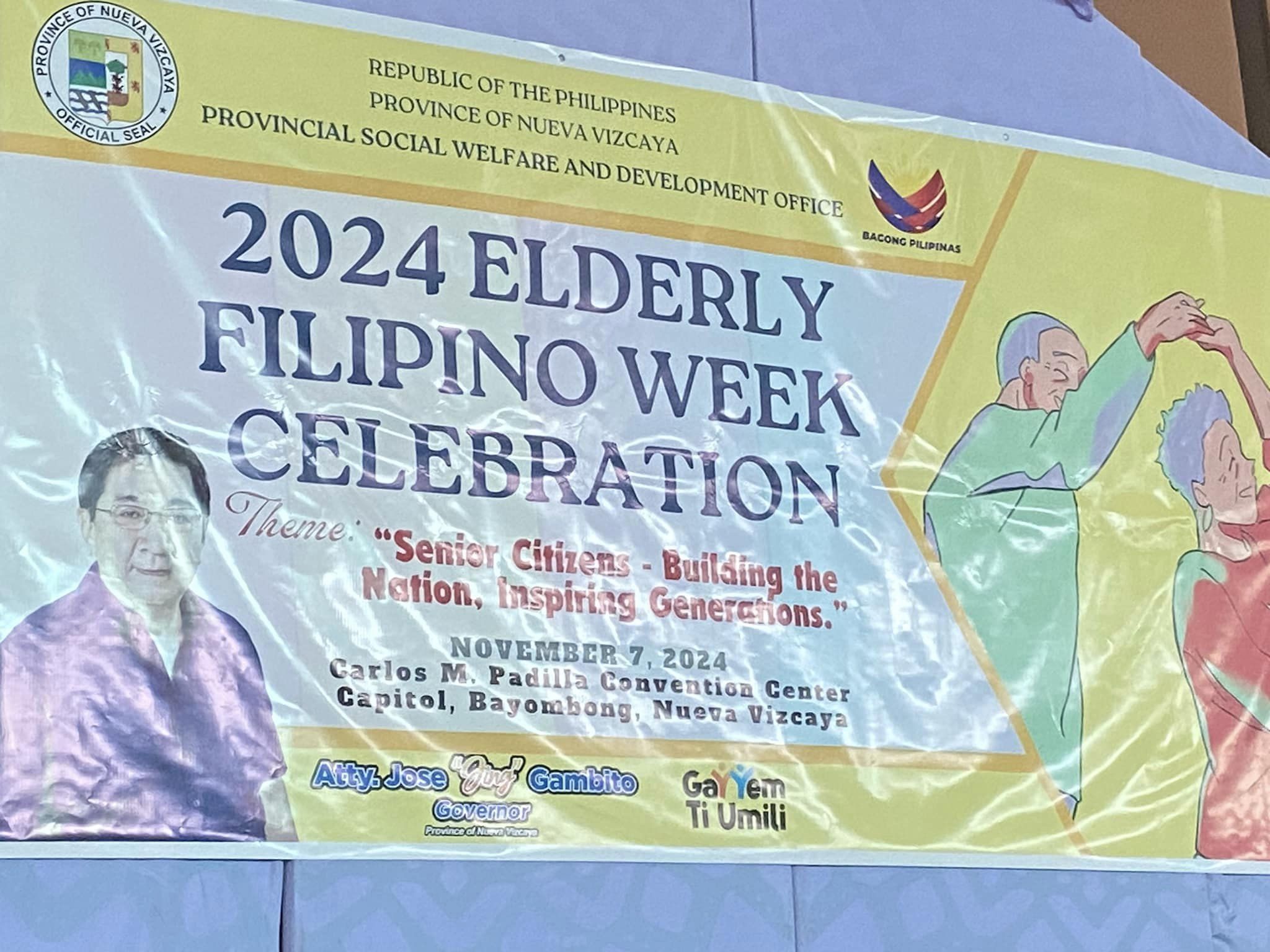 Gov. Gambito honors elderly community in Elderly Week celebration￼