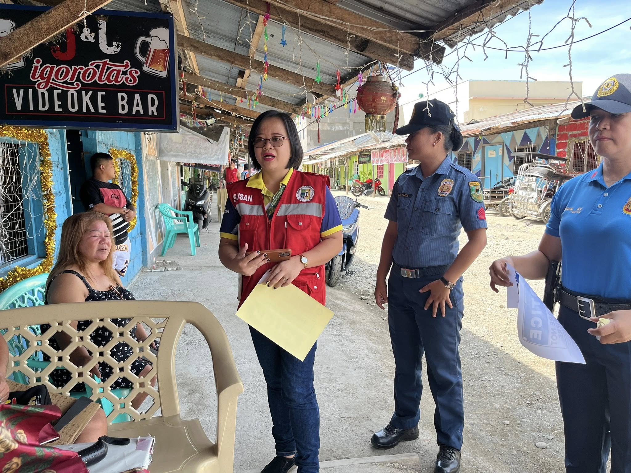 PCAT-VAWC Conducts Field Visitation and Monitoring of Videoke Clubs in Bambang, Nueva Vizcaya