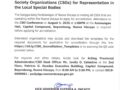 APPLICATION FOR ACCREDITATION OF CIVIL SOCIETY ORGANIZATIONS (CSO’s)  FOR REPRESENTATION IN THE LOCAL SPECIAL BODIES