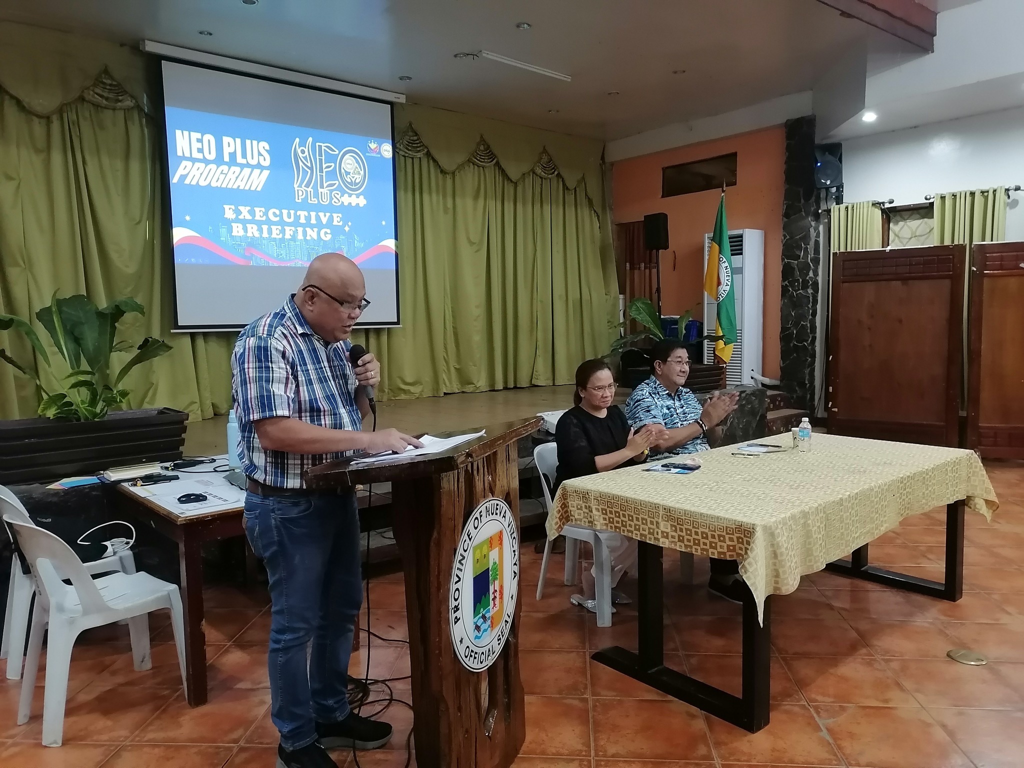 Governor Gambito Leads NEO Executive Briefing